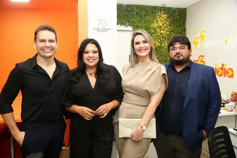 Alisson Braga, Thyenna Moreira, Josiane Virginio e Paulo Melo