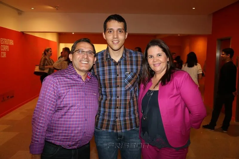 Carlos Eufrásio, Gabriel Mota e Lina Sena