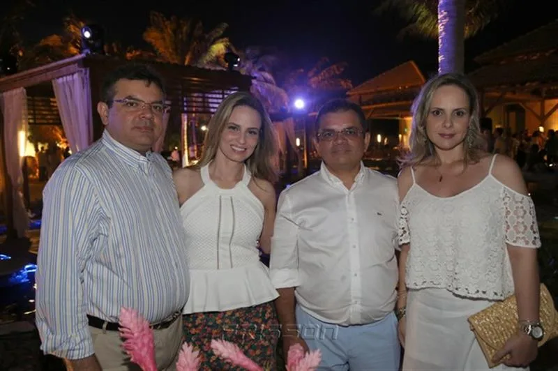 Adriano, Karusia Florêncio, Ermenegildo Junior e Andrea Florêncio
