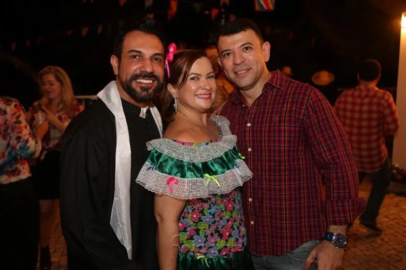 Adan Vieira, Briane Castro e Alan Carvalho
