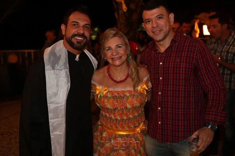 Adan Vieira, Rosangela Dias e Alan Carvalho