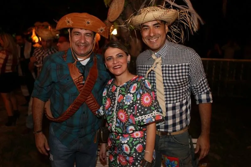 Augusto, Cristiane e Nonato Barreto