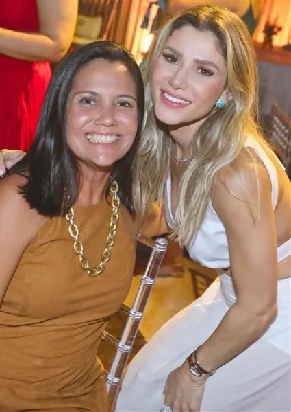 Shirley Roma e Patrícia Jereissati