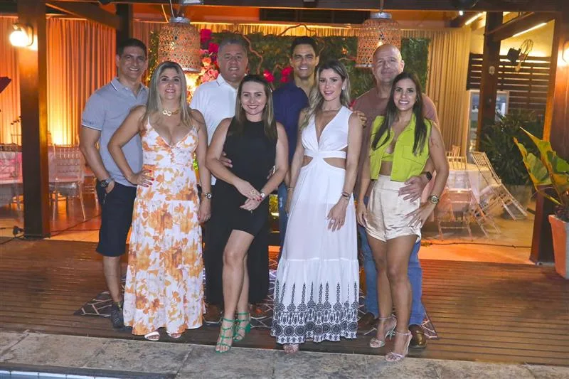 Álamo e Silvana Alencar, Bertran e Socorro Medeiros, Rafaela e Raimundo Rebouças