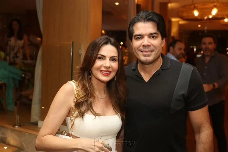 Andrea Baquit e Lívio Araripe