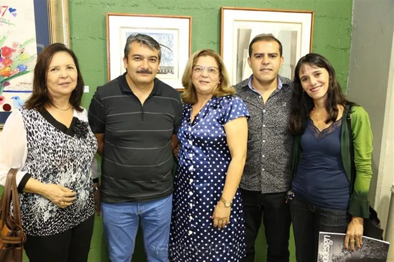 Graça Loureiro, Carlos Velasques, Aurelia Alencar, Edu Oliveira e Adriane Hortêncio