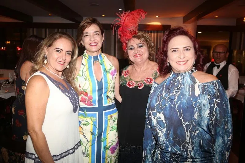 Conceição Guimarães, Cristiane Marques, Verinha Costa e Marileda Timbó