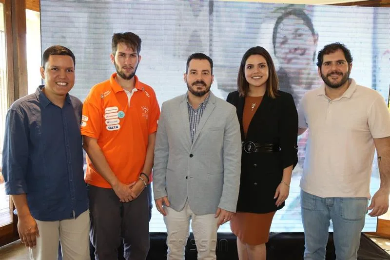 Anibal Neves, JH Baltazar, Miguel Filho, Priscila Amaral e Eduardo Castelão