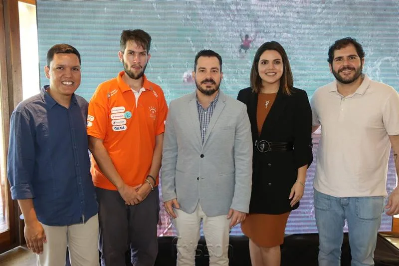 Anibal Neves, JH Baltazar, Miguel Filho, Priscila Amaral e Eduardo Castelão