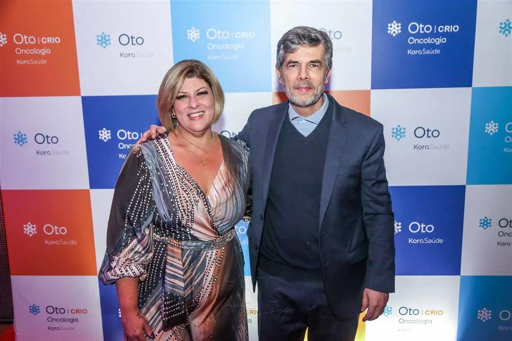 Fernanda Nicolau e Nelson Teich