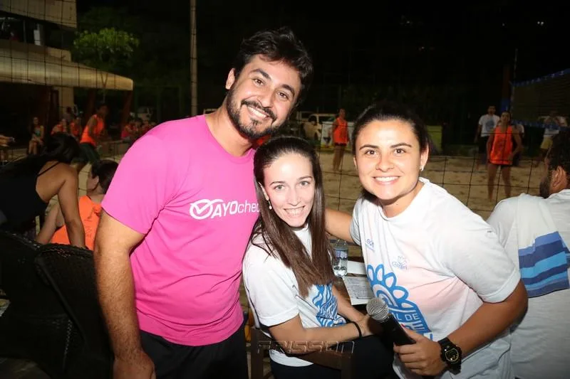 Bruno Amaral, Ticiane Pimentel e Mariana Duarte
