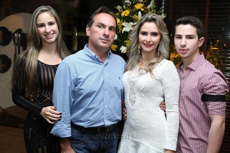 Andreza, Mário, Danielle e Bruno Vasconcelos