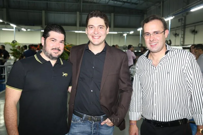 Armando Campos, Rosalvo Carneiro e Célio Gurgel