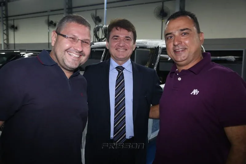 Carlos Henrique, Lúcio Pimentel e Ricardo Barroso