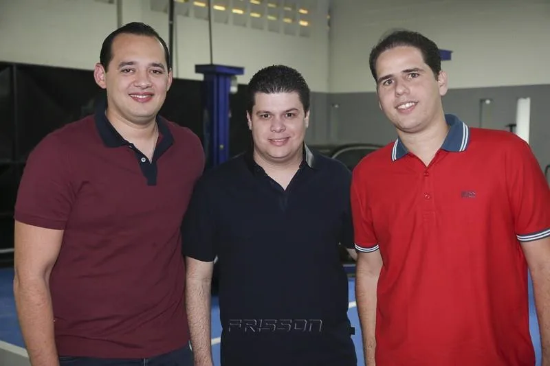 Daniel de Oliveira, João Bruno Aragão e Edinardo Filho