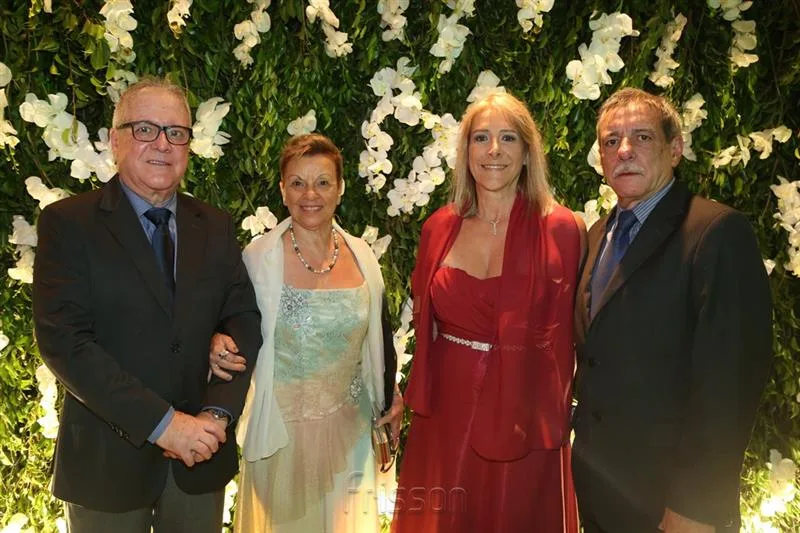 Antonio, Maria, Marinez e Carlos Massi