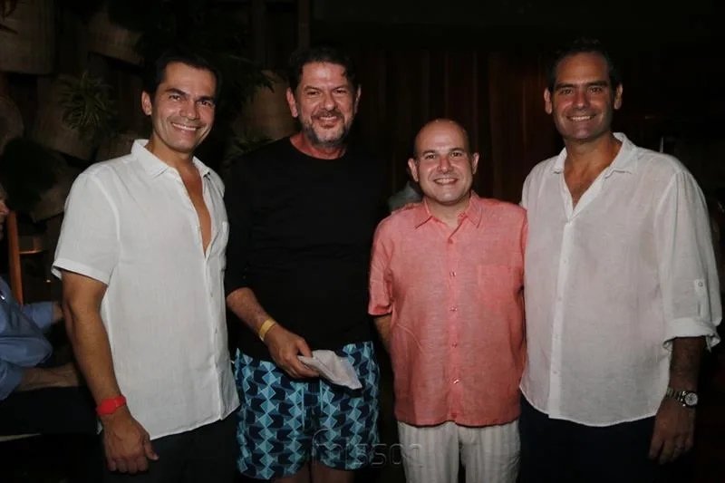 Cândido Pinheiro, Cid Gomes, Roberto Cláudio e Tarso Melo