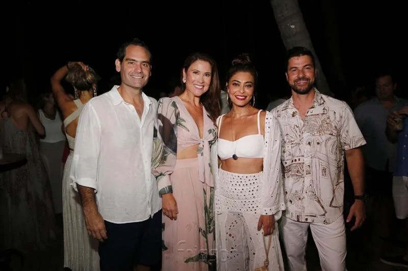 Tarso Melo e Ana Cristina, Juliana Paes e Carlos Eduardo Baptista