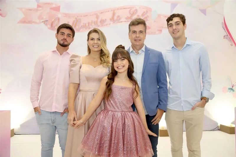 Alexandre, Lili, Lelê, Carlos Alexandre e Carlos Henrique Meira