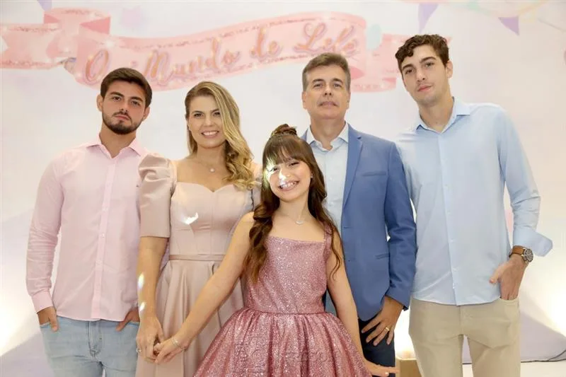 Alexandre, Lili, Lelê, Carlos Alexandre e Carlos Henrique Meira