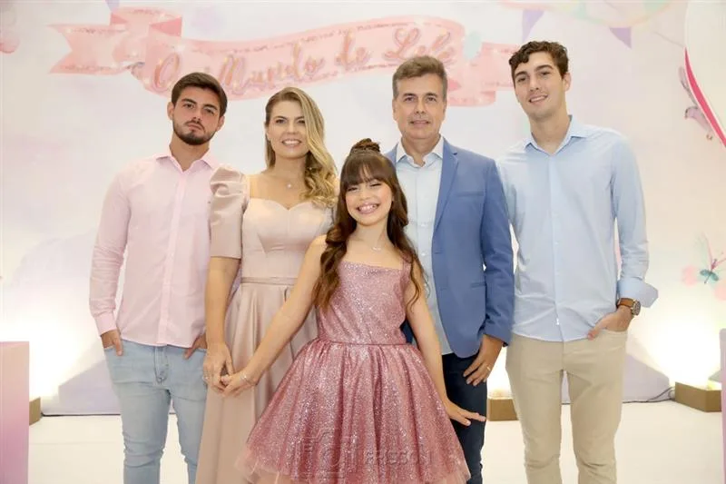 Alexandre, Lili, Lelê, Carlos Alexandre e Carlos Henrique Meira