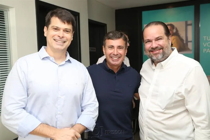 Antônio Miranda, Marcos Novaes e Manuel Fontenele