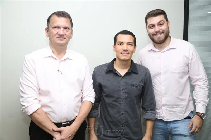 Eduardo Pimentel, Alexandre Araújo e Matheus Pinho
