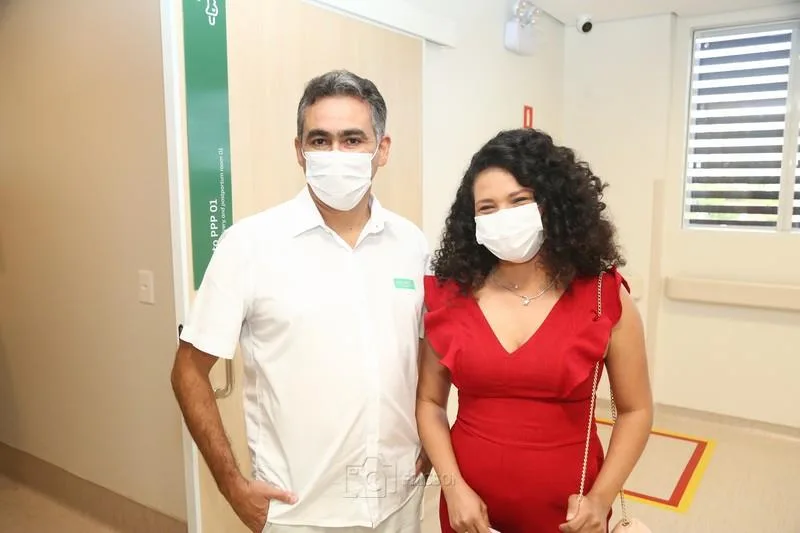 Marcos Aragão e Marina Alcântara