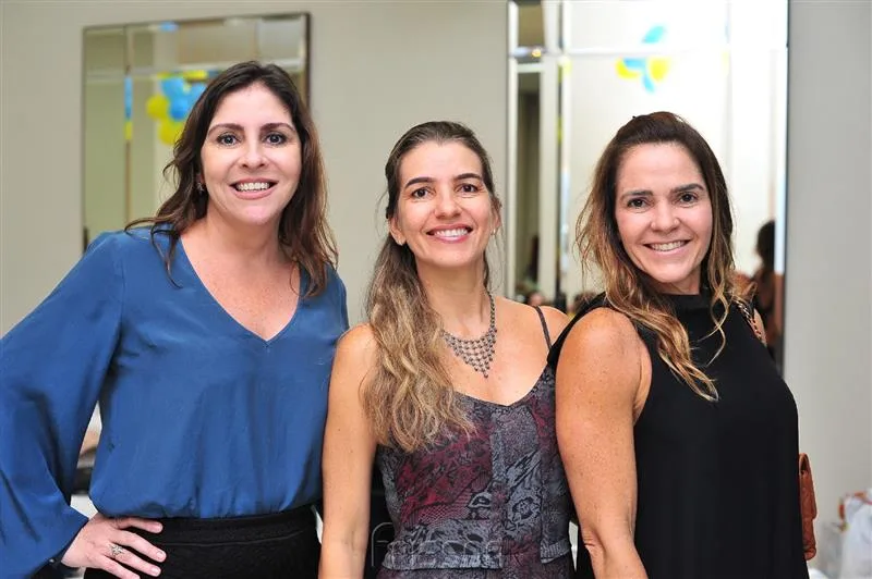 Cristiane Faria, Taciana Caracas e Rafaela Machado