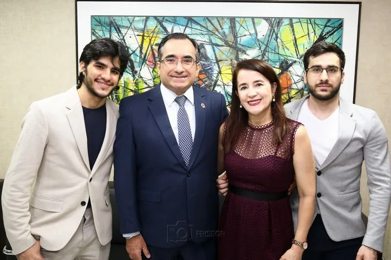 Caio, Jardson, Fátima e Lucas Cruz
