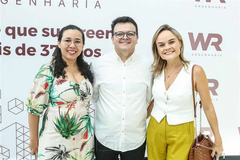 Lis Menezes, David Cavalcante e Marcela Carvalho