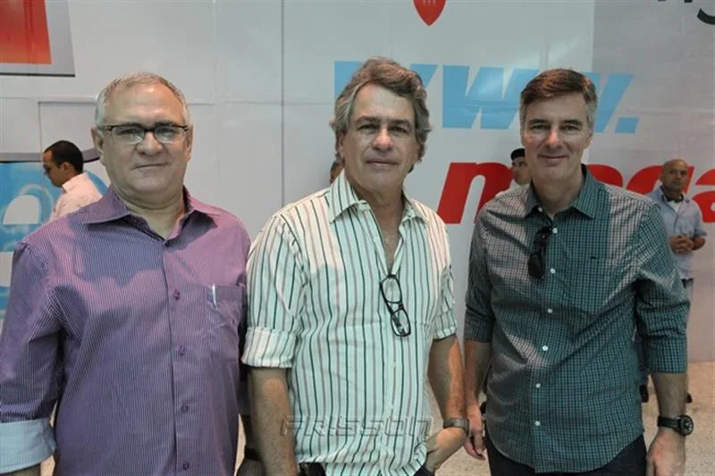 Carlos Bandeira, César Fiúza e Paulo Moreira