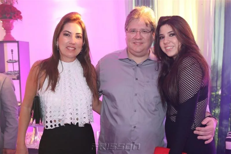 Ana Vladia, Cássio Sales e Maria Eduarda