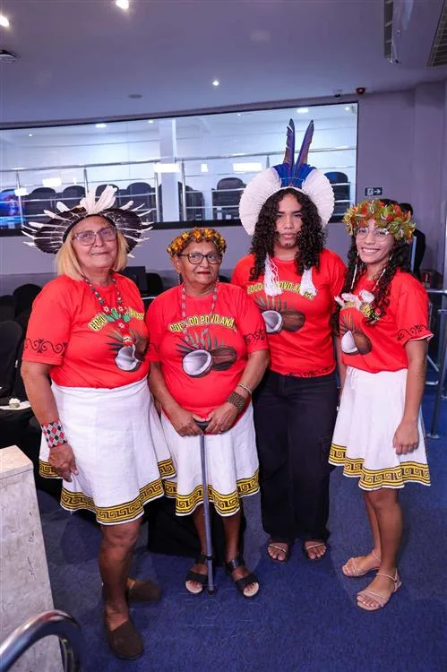 Clea Angela, Valda Fernandes, Yasmim Policarpo e Cleane Amacer