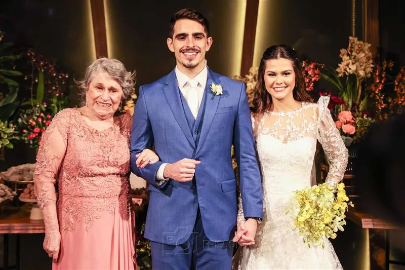 Angela Moraes, Gabriel Sanford e Lize Bezerra