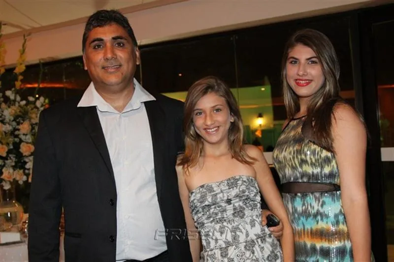 Antônio Cláudio, Maria Fernanda e Caroline Pinheiro