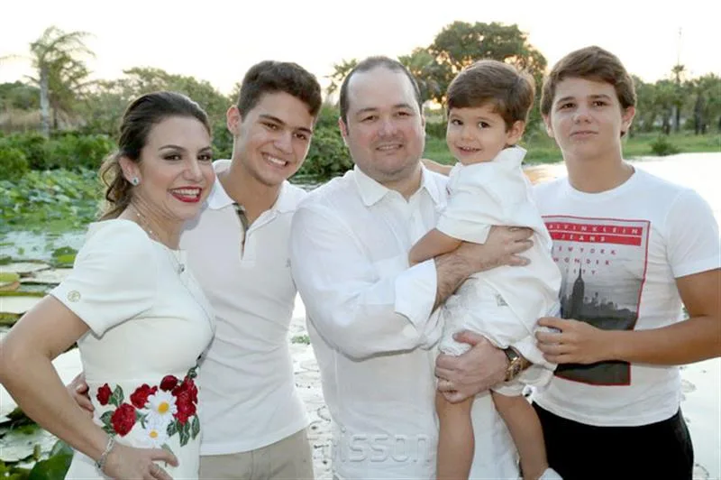 Adriana, Otávio Filho, Otávio Queiroz, Constantino e Edson