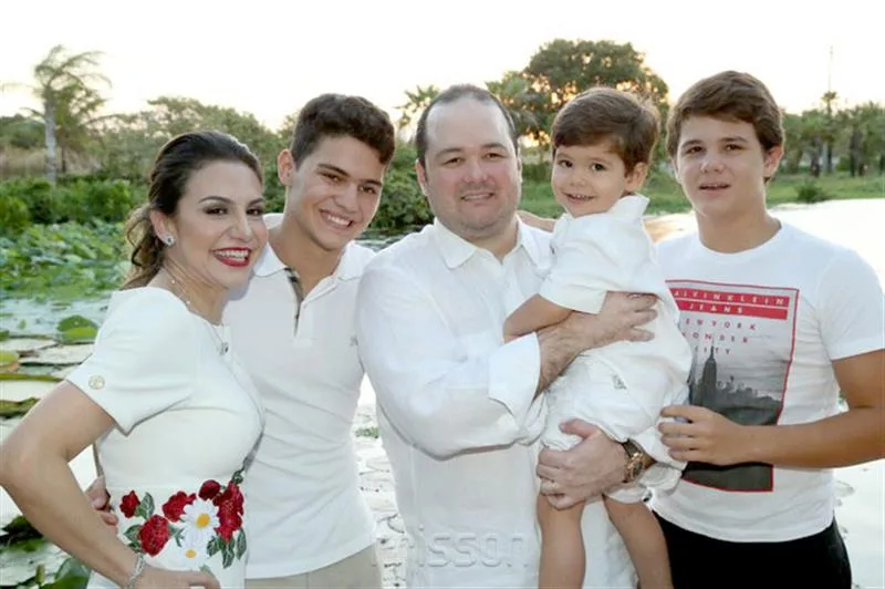 Adriana, Otávio Filho, Otávio Queiroz, Constantino e Edson