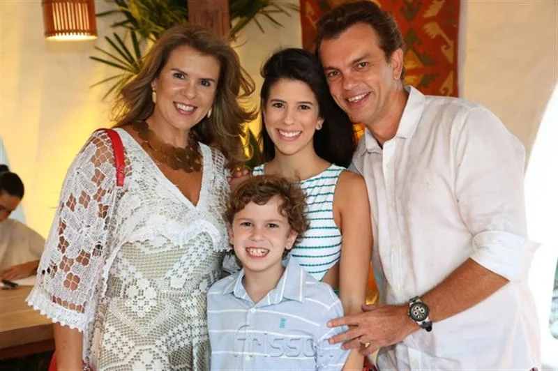 Alessandra, Fred Filho, Marcela e Fred Pinto