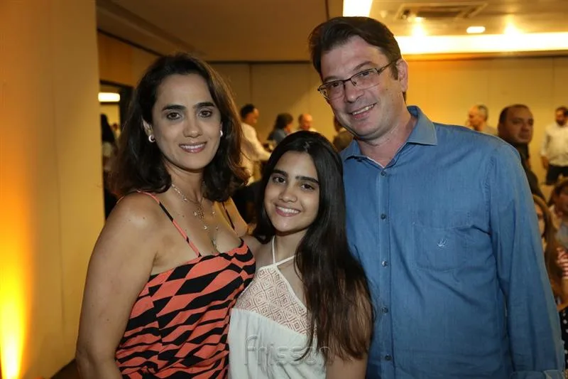 Ana Paula Leitão, Camilla Leão e Carmelo Filho