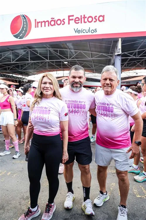Ana Feitosa, Tiago Pereira e Geraldo Feitosa