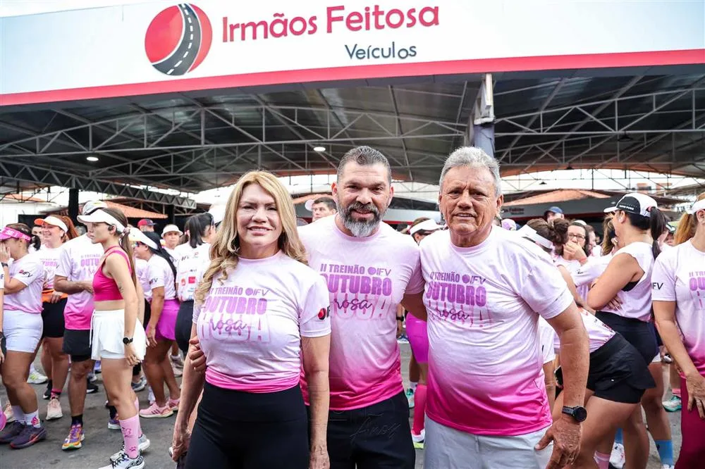 Ana Feitosa, Tiago Pereira e Geraldo Feitosa