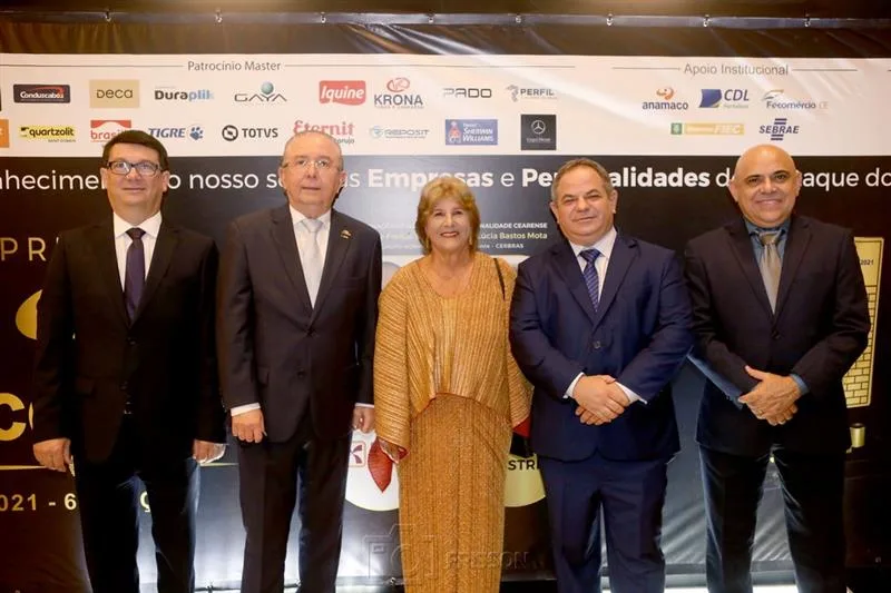 Geraldo Defalco, Antônio José de Freitas Mello, Ana Lúcia Mota, Lavanery Wanderley e Carlito Lira
