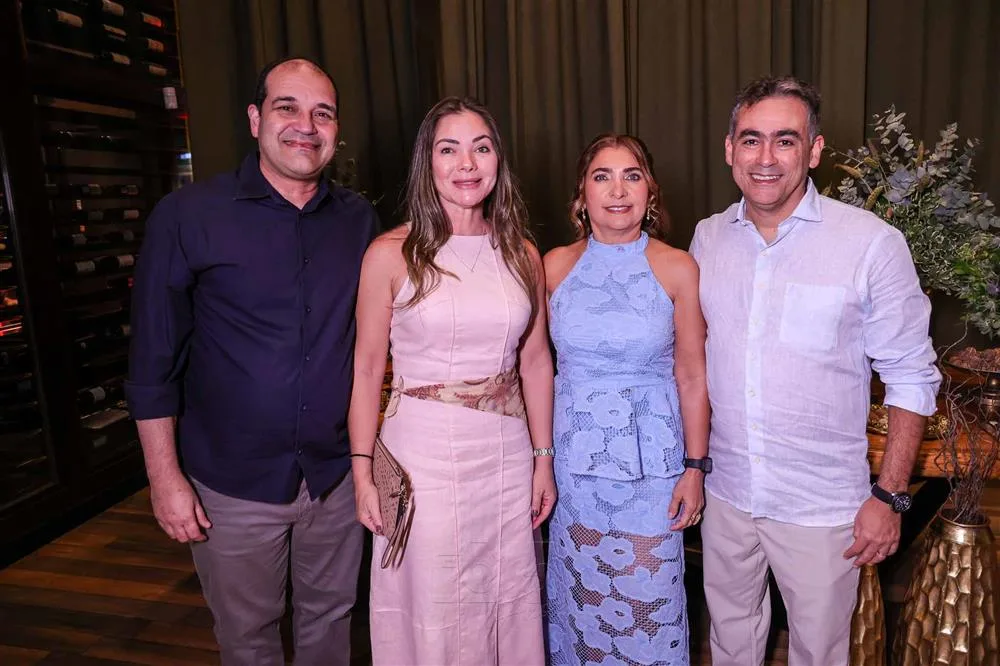 Claudio Pinheiro, Maria Magalhães, Jozelma e Marcos Aragão