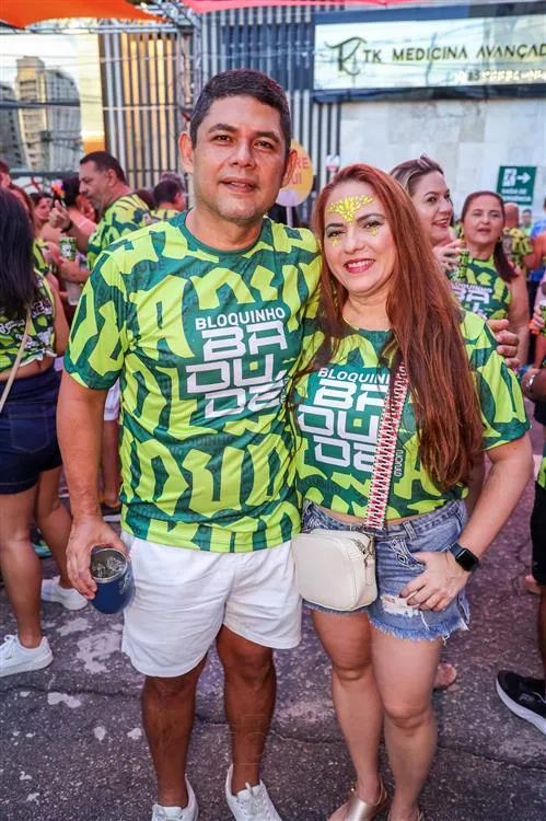 Carlos Alberto junior e Janini Gadelha