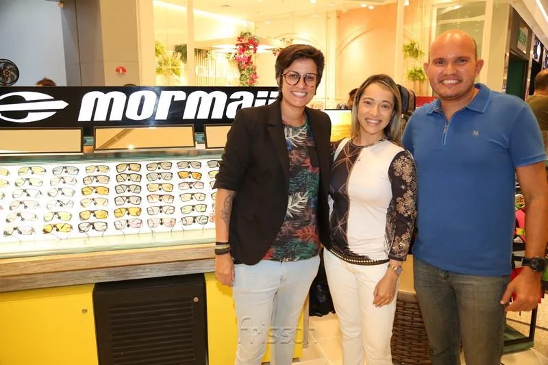 Fabi Schuh, Aline Herculano e Thiago Macedo