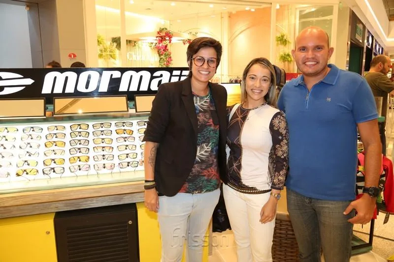 Fabi Schuh, Aline Herculano e Thiago Macedo