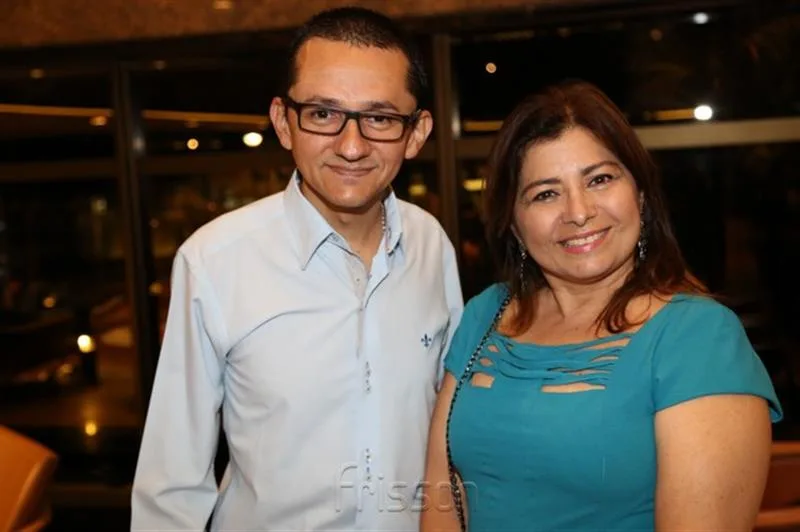 Eduardo Galdino e Vaneska Fontenelle
