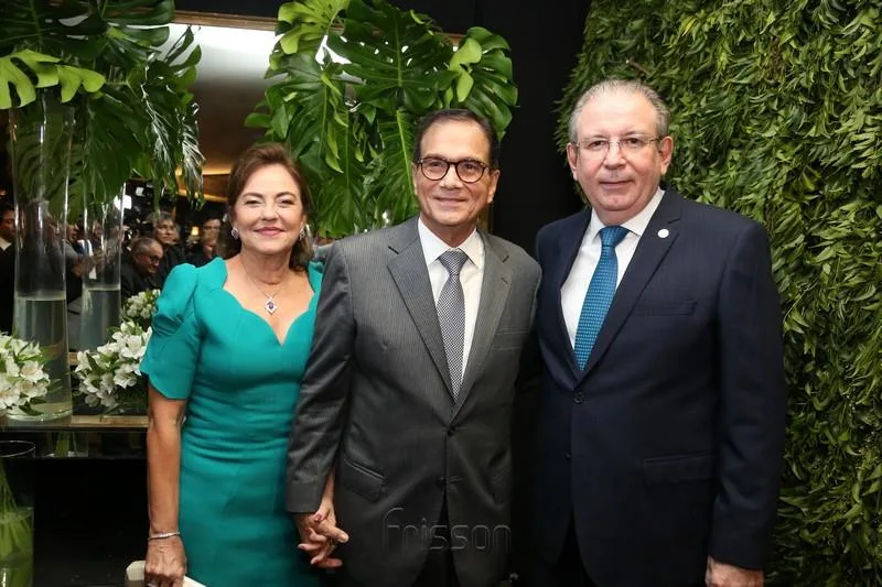 Ana e Beto Studart e Ricardo Cavalcante