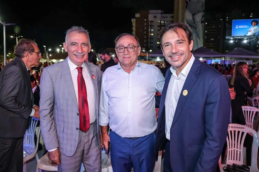Artur Bruno, Tin Gomes e Guilherme Sampaio